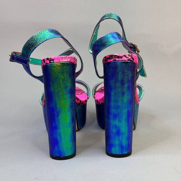 Lemon Drop by Privileged Iridescent Platform Heels – Size 7,5 - Picture 3 of 11